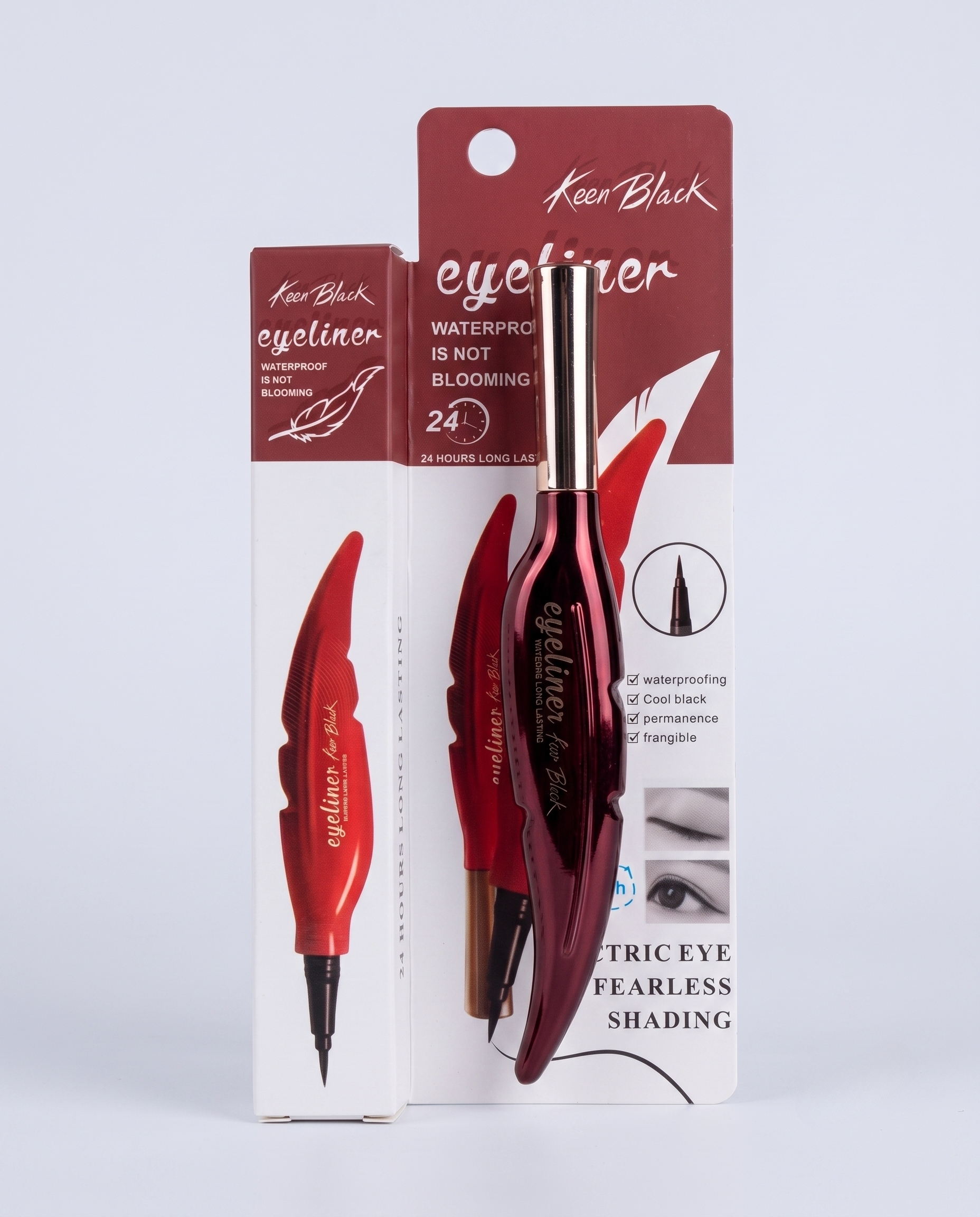 Keen Black Waterproof Eyeliner - 24 Hours Long Lasting